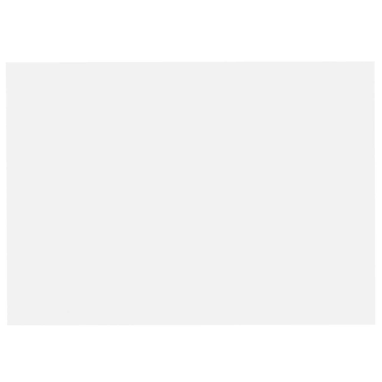 JAM Paper 3.5" x 4.875" White Blank Flat Note Cards